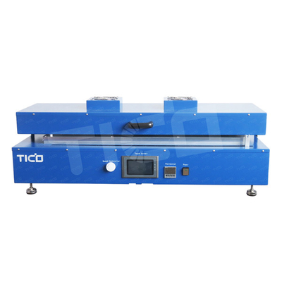 شراء 220 فولت بطارية الفراغ غطاء فيلم أعلى تسخين شريط صب معدات 800mm قابل للتعديل online manufacture