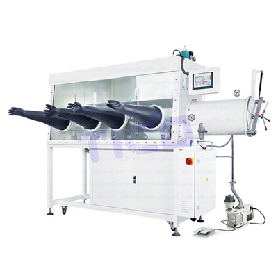 شراء محطة عمل مختبرية اثنين صندوق قفازات غرفة الفراغ التحكم PLC online manufacture